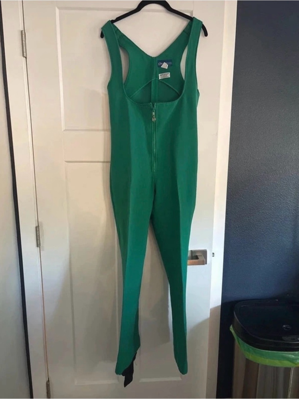 Vintage Obermeyer Emerald Green Sleeveless Jumpsuit (ski suit)